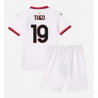 AC Milan Theo Hernandez #19 Auswärts Trikotsatz Kinder 2024-25 Kurzarm (+ Kurze Hosen)